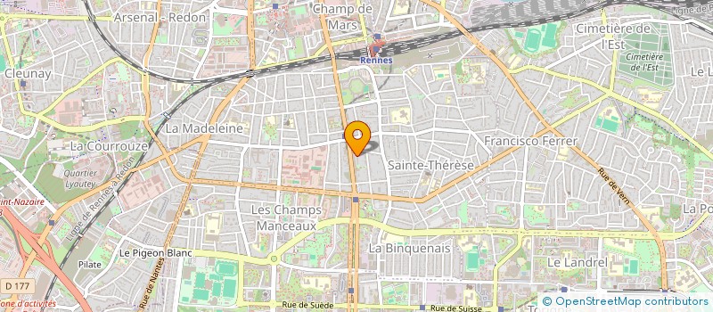 localisation de l'entreprise SEJ  RENNES