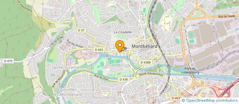 localisation de l'entreprise SEJ BALMONT  MONTBELIARD
