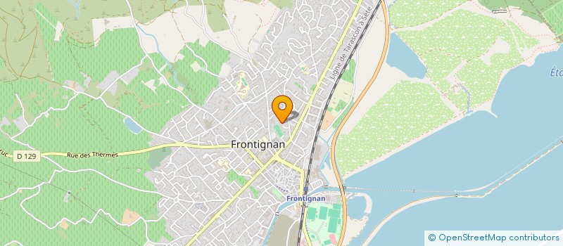 localisation de l'entreprise SEJA HOLDING à FRONTIGNAN
