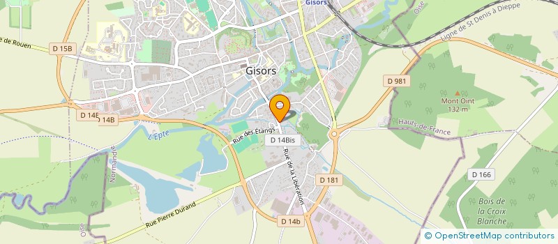 localisation de l'entreprise SEJEGE à GISORS