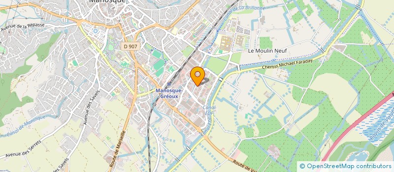 localisation de l'entreprise SEJILAU MARKETING à MANOSQUE