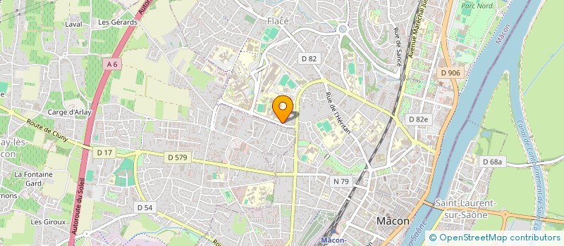 localisation de l'entreprise SEJN à MACON