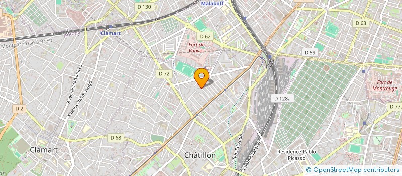 localisation de l'entreprise SEJO à CHATILLON