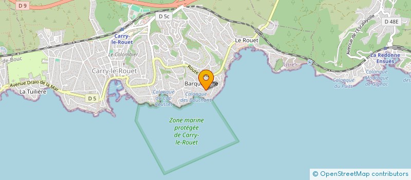 localisation de l'entreprise SEJOCLO  CARRY-LE-ROUET