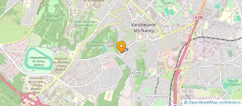 localisation de l'entreprise SEJODAC  VANDOEUVRE LES NANCY