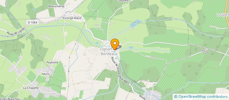 localisation de l'entreprise SEJOU RB à LIGNAN-DE-BORDEAUX