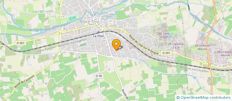 localisation de l'entreprise SEJOUR CHIC  LE THOR