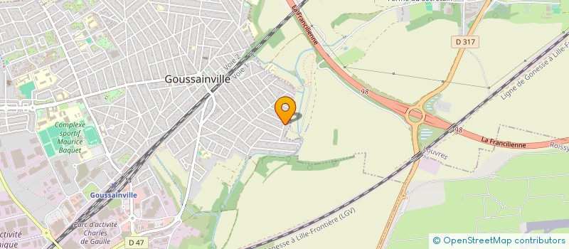 localisation de l'entreprise SEJOUR ECLIPSE  GONESSE