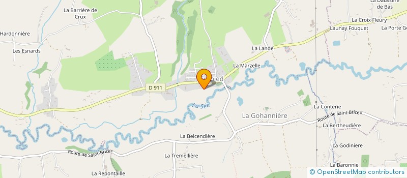 localisation de l'entreprise SEJOUR FOOT LOISIR  TIREPIED-SUR-SEE