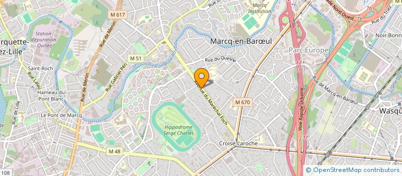 localisation de l'entreprise SEJOUR-MAROC.COM à MARCQ-EN-BARŒUL