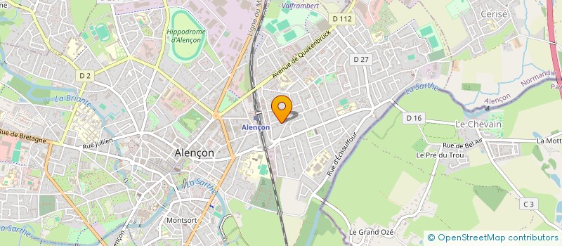 localisation de l'entreprise SEJOUR SERENITE à ALENCON