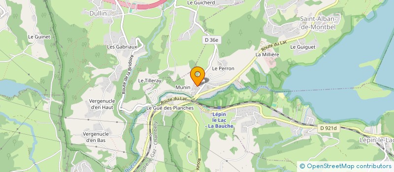 localisation de l'entreprise SEJOURAIXLESBAINS.COM  SAINT-ALBAN-DE-MONTBEL