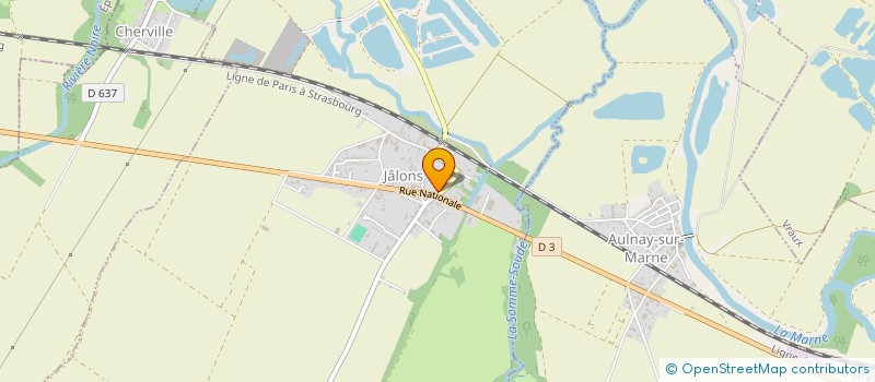 localisation de l'entreprise SEJOURNE  CHAMPIGNEUL-CHAMPAGNE