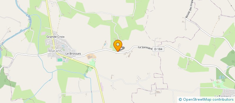 localisation de l'entreprise SEJOURNE-BAYLET  SEGRE-EN-ANJOU BLEU