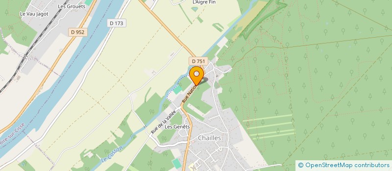 localisation de l'entreprise SEJOURNE HOLDING  CELLETTES