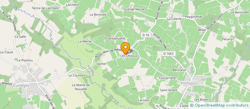 localisation de l'entreprise SEJOURS DORDOGNE  POMPORT