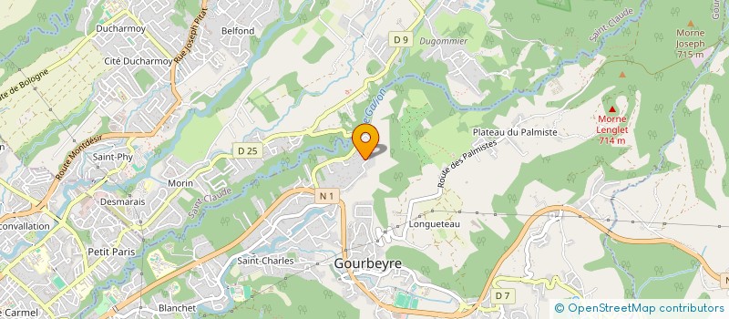 localisation de l'entreprise SEJOURS GASTRONOMIQUES ET SPA DE GUADELOUPE à GOURBEYRE
