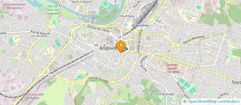 localisation de l'entreprise SEJOURS INTERNAT LINGUISTIQUES CULTURELS à ANGOULEME