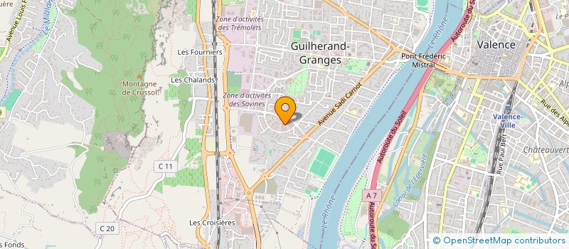 localisation de l'entreprise SEJOURS POUR MINEURS A L'INTERNATIONAL DANS UN ESPRIT DE LIBERTE ET D'EDUCATION  GUILHERAND-GRANGES