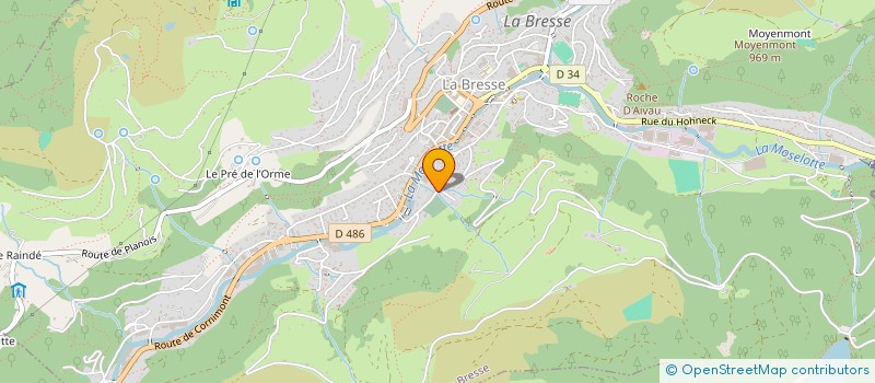 localisation de l'entreprise SEJOURS RANDO NATURE  LA BRESSE