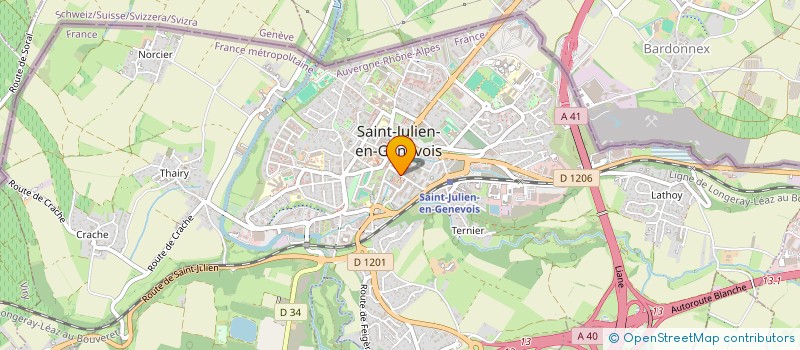 localisation de l'entreprise SEJU  SAINT-JULIEN-EN-GENEVOIS