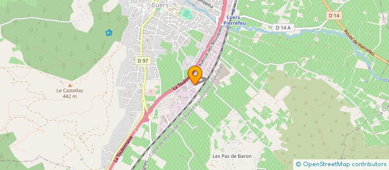 localisation de l'entreprise SEJUCA  CUERS