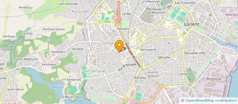 localisation de l'entreprise SEJULINE  LORIENT