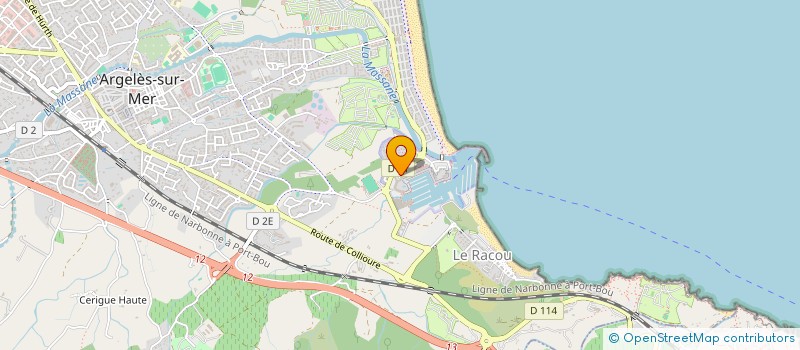 localisation de l'entreprise SEJY à ARGELES SUR MER