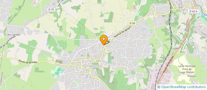 localisation de l'entreprise SEK23  CHAPONOST