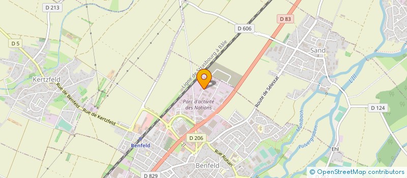 localisation de l'entreprise SEKA AUTO à BENFELD