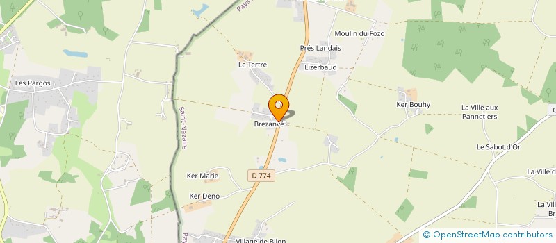 localisation de l'entreprise SEKAB à HERBIGNAC