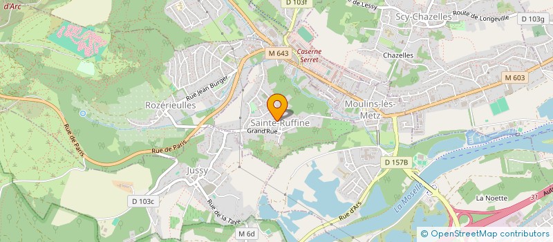 localisation de l'entreprise SEKALO  SAINTE-RUFFINE