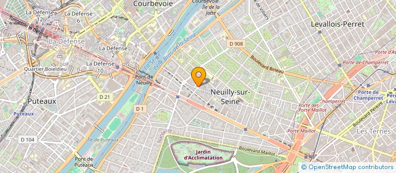 localisation de l'entreprise SEKAMU GESTION IMMOBILIERE à NEUILLY-SUR-SEINE