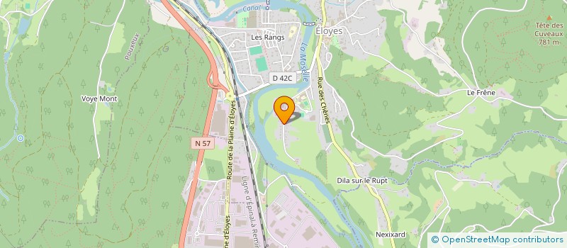 localisation de l'entreprise SEKAN  ELOYES