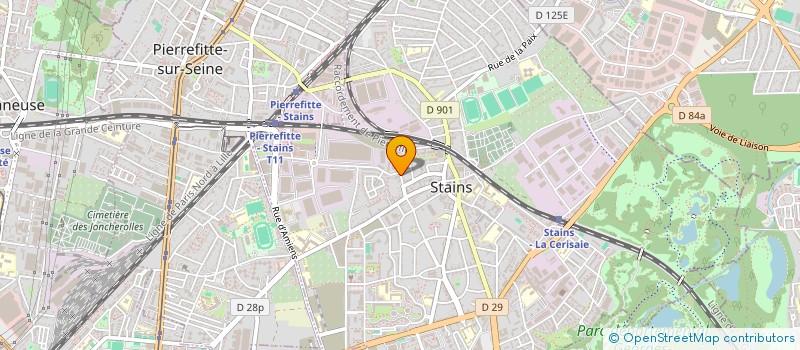 localisation de l'entreprise SEKATOL à STAINS