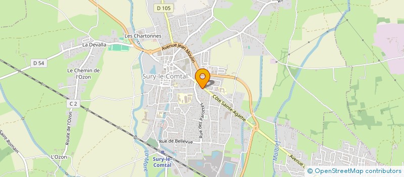 localisation de l'entreprise SEKAY CARS  SURY-LE-COMTAL