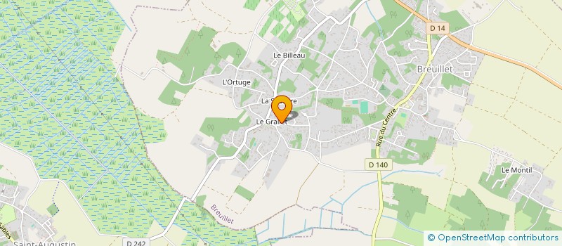 localisation de l'entreprise SEKBAT CONSTRUCTION CHARENTE  BREUILLET