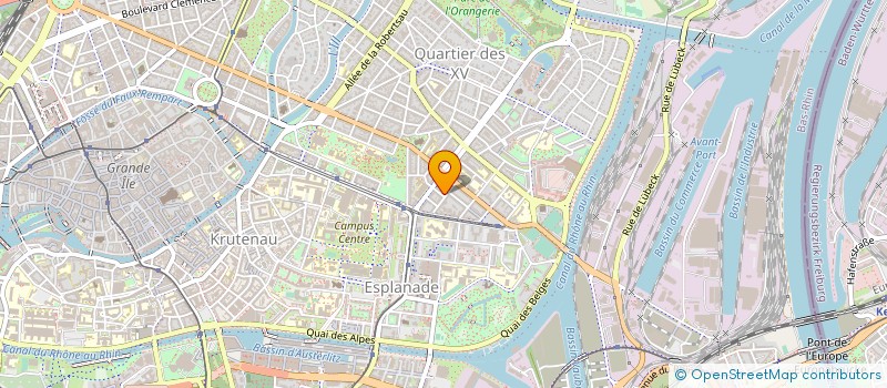 localisation de l'entreprise SEKER à STRASBOURG