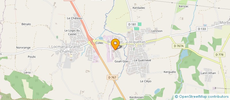 localisation de l'entreprise SEKIMMO  LOCMARIA-GRAND-CHAMP