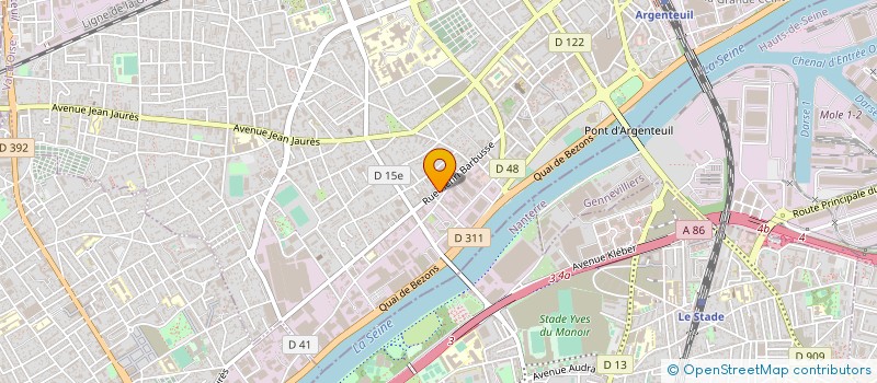 localisation de l'entreprise SEKINA à ARGENTEUIL