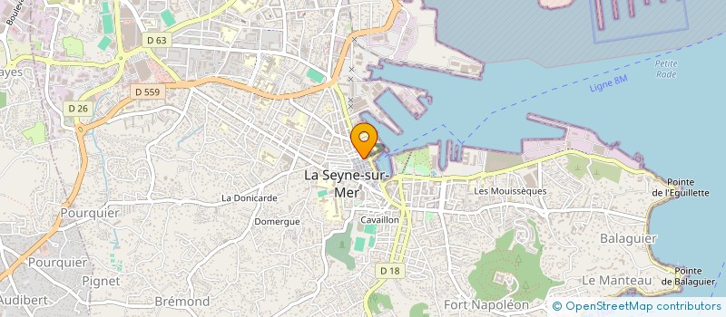localisation de l'entreprise SEKO TOITURE à LA SEYNE-SUR-MER