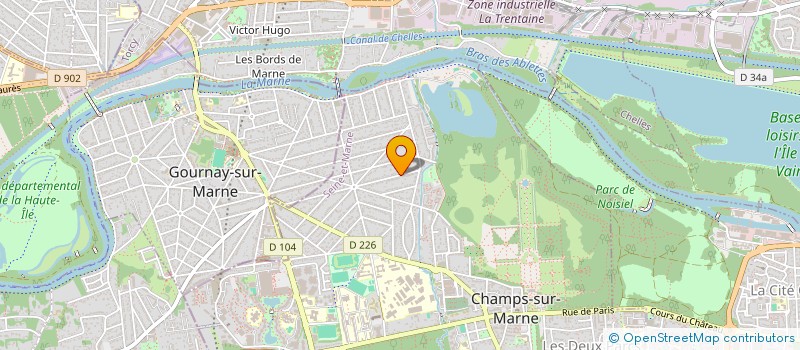 localisation de l'entreprise SEKOIA  CHAMPS-SUR-MARNE