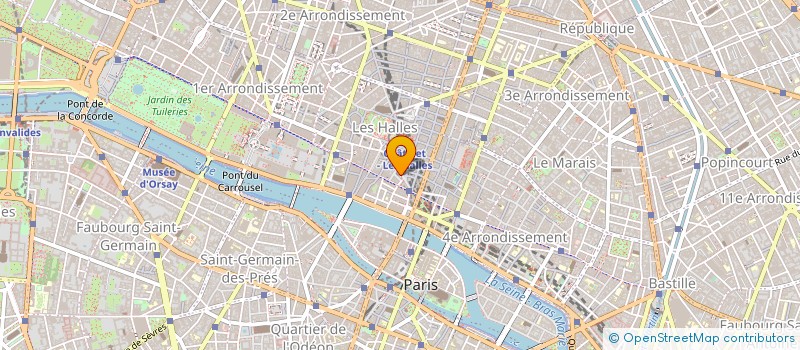 localisation de l'entreprise SEKORA à PARIS