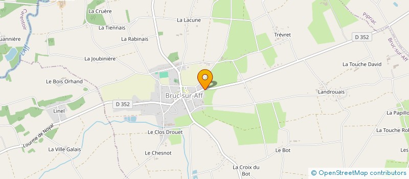 localisation de l'entreprise SEKOYA 360  BRUC-SUR-AFF