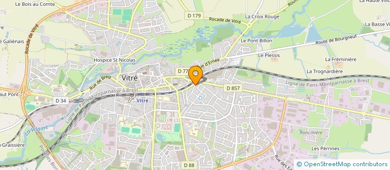 localisation de l'entreprise SEKOYA  VITRE