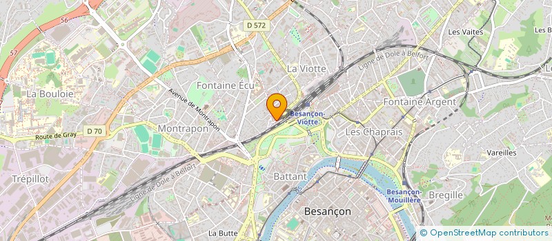 localisation de l'entreprise SEKOYA EUROPE à BESANCON
