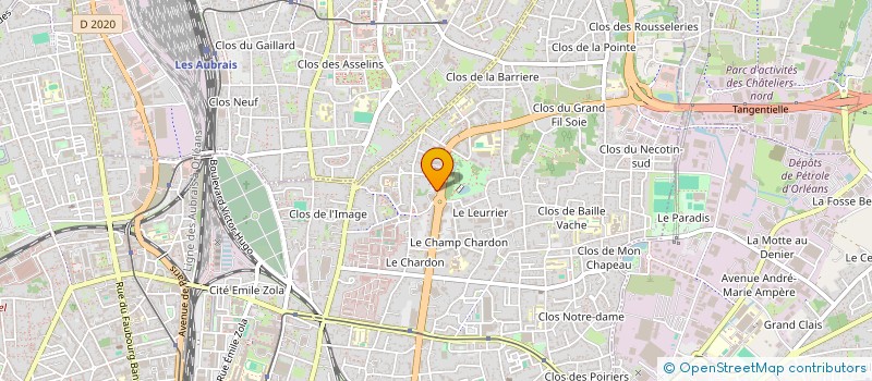 localisation de l'entreprise SEKURYS à ORLEANS