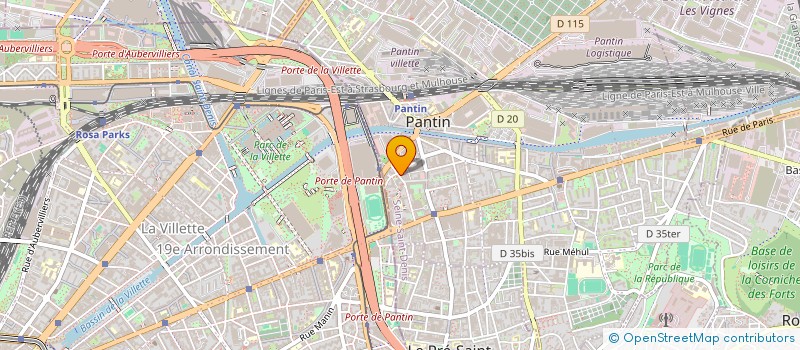 localisation de l'entreprise SEL à PANTIN