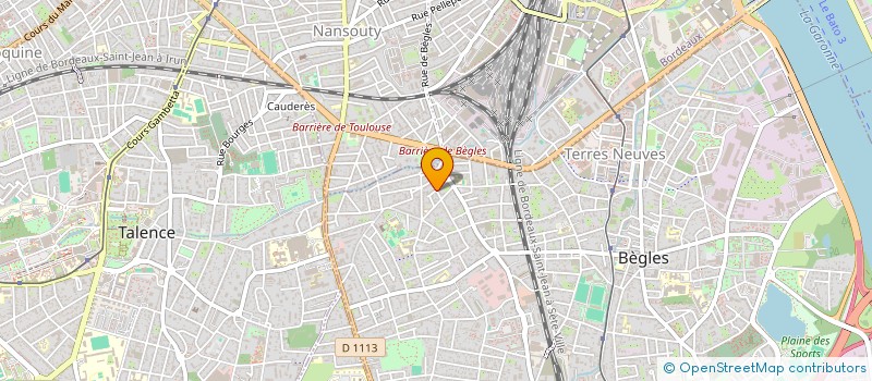 localisation de l'entreprise SEL BAUDRY à BEGLES