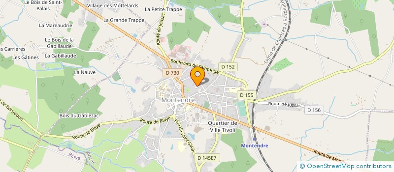 localisation de l'entreprise SEL BOUDEY  MONTENDRE